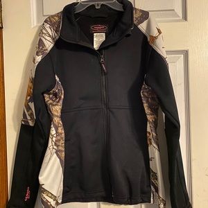 Yukon white camo and black light jacket